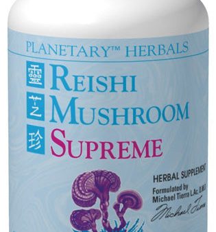 PLANETARY HERBALS - Reishi Mushroom Supreme 650 mg - 200 Tablets Hot on Sale