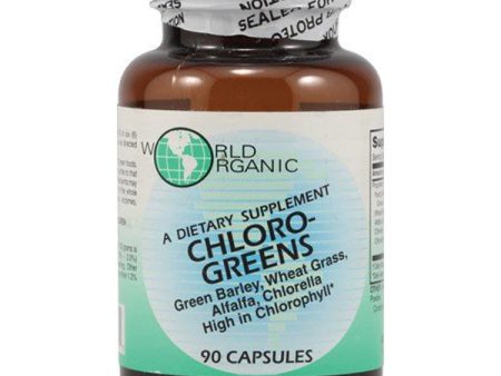 WORLD ORGANIC - Chloro Greens - 90 Capsules Online Hot Sale