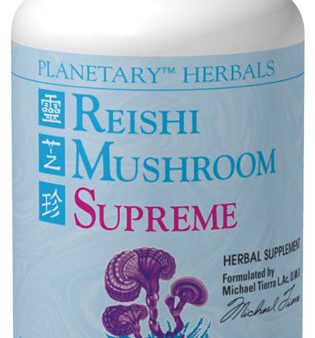 PLANETARY HERBALS - Reishi Mushroom Supreme 650 mg - 50 Tablets Cheap