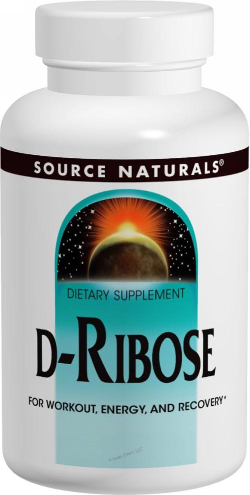 SOURCE NATURALS - D-Ribose 1000 mg - 120 Tablets on Sale