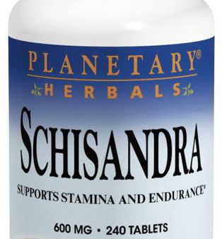 PLANETARY HERBALS - Schisandra 600 mg - 240 Tablets Online