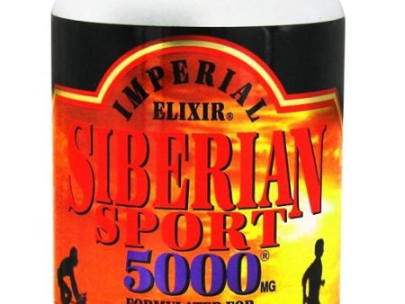 IMPERIAL ELIXIR - Siberian Eleuthero Sport 5000 mg - 180 Capsules Online now