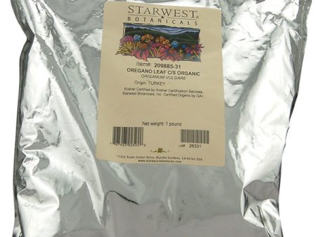 STARWEST - Organic Oregano Leaf CS - 1 lbs Hot on Sale