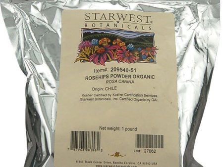 STARWEST - Organic Rosehip Powder - 1 lbs Sale