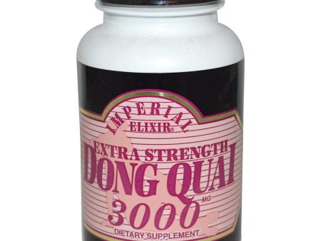 IMPERIAL ELIXIR - Extra Strength Dong Quai 3000 - 120 Capsules on Sale