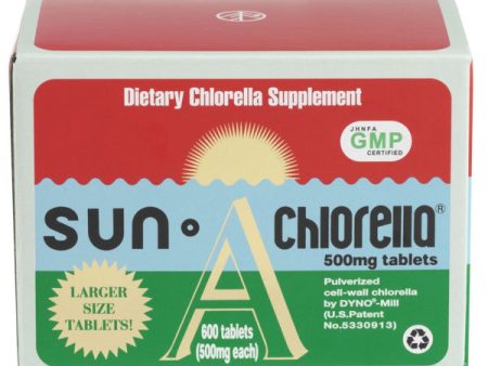 SUN CLORELLA - Nutritional Tablets 500 mg - 600 Tablets Online now