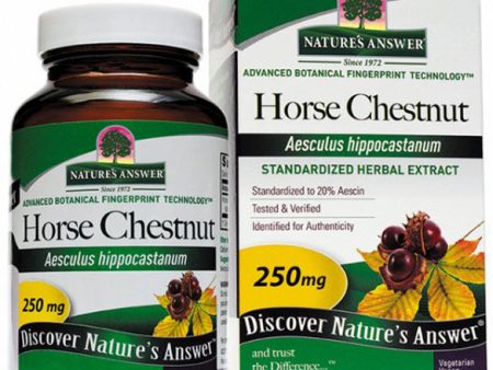 NATURE S ANSWER - Horsechestnut Seed Standardized Extract - 90 Vegetarian Capsules Sale