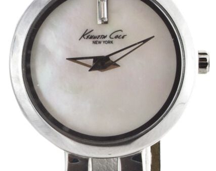 Kenneth Cole New York Women s MOP Dial KC4623 Black Leather Band Watch Online