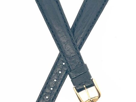 Revue Thommen 13mm Women s Black Leather Watch Band Strap Online now