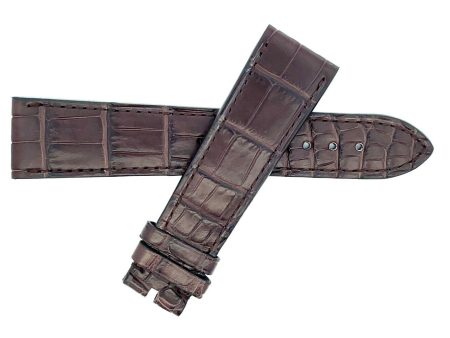 Zenith 22mm x 18mm Brown Alligator Leather Watch Band 2218-713 Cheap