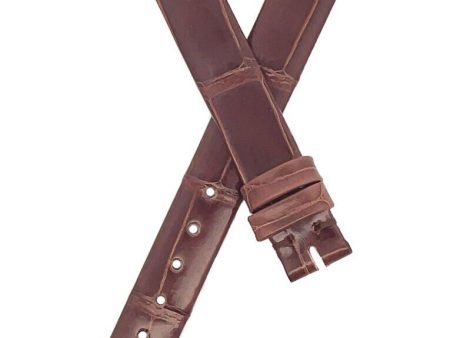 Century 10mm x 10mm Brown Alligator Women s Watch Band Strap on Sale