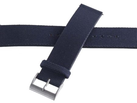 Skagen Women s 20mm x 20mm Navy Blue Fabric Leather Watch Band Strap SKW6356 For Cheap