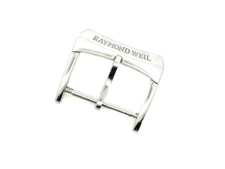 18mm Raymond Weil Silver Tone Stainless Steel Buckle Clasp For Cheap