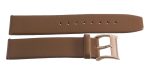 Ted Baker 20mm x 20mm Brown Leather Rose Gold Buckle Watch Band Strap For Sale