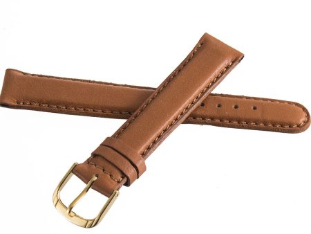 Rotary Women s 17mm Brown Genuine Leather Gold Buckle Watch Strap Band Fashion