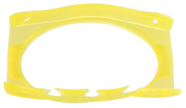 Techno marine Womens 23mm Yellow Transparent Rubber Watch Cover Fashion