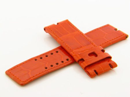 Roger Dubuis 22mm Orange Heart Watch Band Strap on Sale