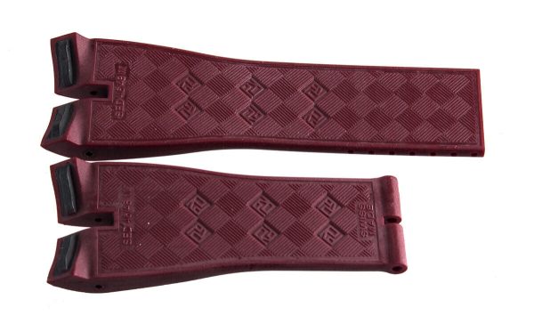 Roger Dubuis 27mm x 21mm Burgundy Rubber Watch Band Strap SED 46 48 M Online Sale