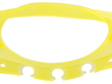 Techno marine Womens 23mm Yellow Transparent Rubber Watch Cover Fashion