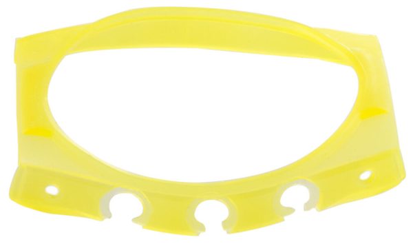 Techno marine Womens 23mm Yellow Transparent Rubber Watch Cover Fashion