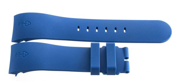 Authentic Corum Admirals Cup 24mm x 20mm Blue Rubber Watch Band Strap NEW Supply