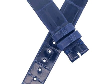 Chaumet 14mm x 14mm Dark Blue Alligator Women s Watch Band Strap Online Hot Sale