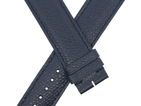 Poiray 19mm x 18mm Black Men s Genuine Leather Watch Band 105 70 Discount