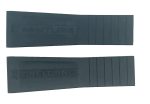 Breitling 24mm x 20mm Black Rubber Watch Band Strap 154S For Sale