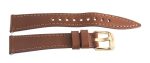 Authentic Nixon 17mm x 14mm Brown Leather Watch Band With Gold Buckle Online