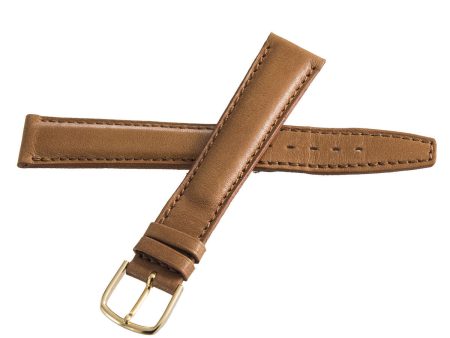 Rotary Women s 16mm Brown Genuine Leather Gold Buckle Watch Strap Band Supply