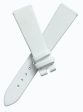 PIAGET Women s 18mm x 14mm White Satin Leather Watch Band Strap FYE Online