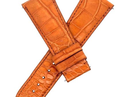 Charriol Men s 25mm x 20mm Orange Leather Band on Sale