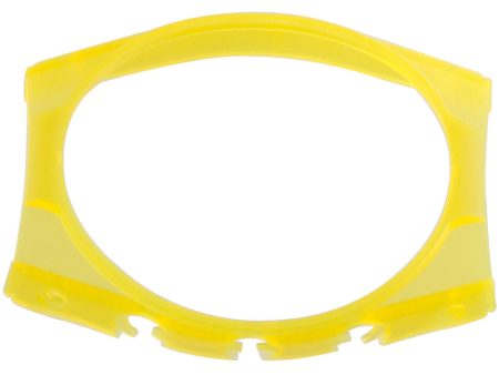 Techno marine Womens 21mm Yellow Transparent Rubber Watch Cover For Cheap