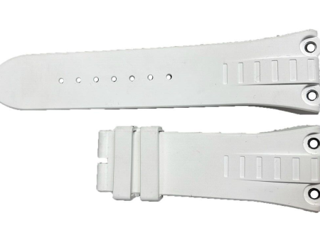 27mm CONCORD WHITE RUBBER BAND STRAP  2622 Online