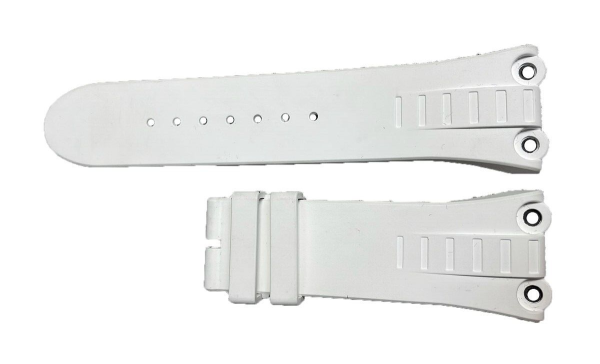 27mm CONCORD WHITE RUBBER BAND STRAP  2622 Online