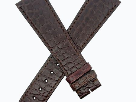 Cartier Paris 23mm x 18mm Brown Alligator Leather Band Watch KD4PBW25 Supply