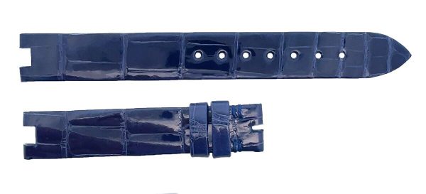 Chaumet 14mm x 14mm Dark Blue Alligator Women s Watch Band Strap Online Hot Sale