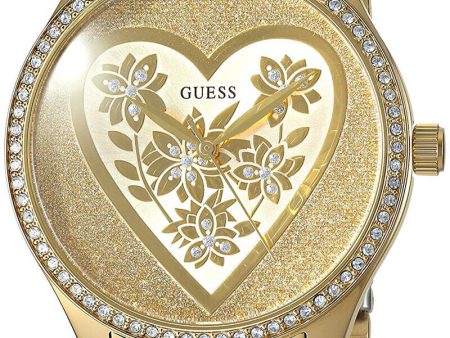 Guess U0910L2 Trendy Gold Dial Gold Tone Stainless Steel Women s Watch Discount