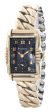 Bulova Women s Black Dial Gold Tone Watch 3-31-1910 5-31-1955 For Discount