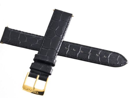 Tissot Black Leather 18mm Watch Band Supply