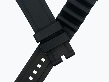 TUDOR Pelagos Men s 21mm x 20mm Black Rubber  Band Strap Sale