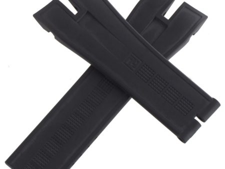 Roger Dubuis 23x19mm Black Rubber Watch Band Strap EX39 M Cheap